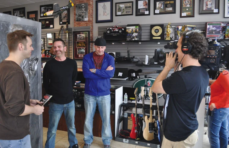 The legacy continues: the pawn shop reality TV show, starring Justin Tranchita, Brian Roman, and our very own Scott Velvet, "Game of Pawns"