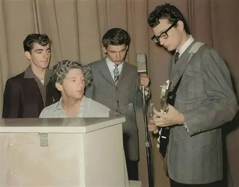 Jimmy Velvet, Jerry Lee Lewis, and Buddy Holly