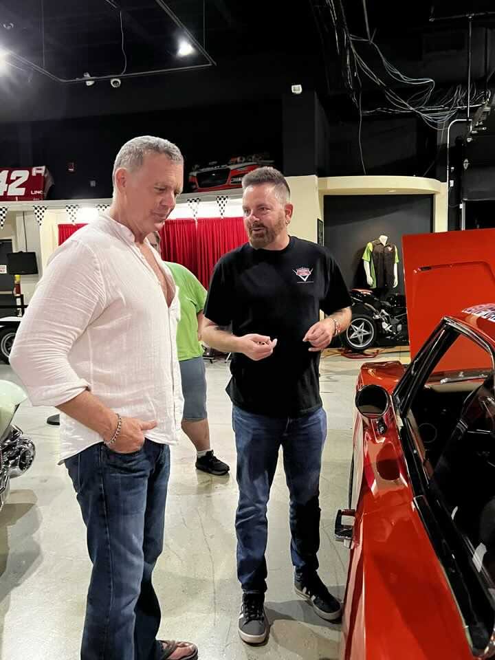 John Schneider, personally delivering his movie car.